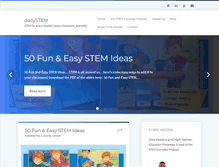 Tablet Screenshot of dailystem.com